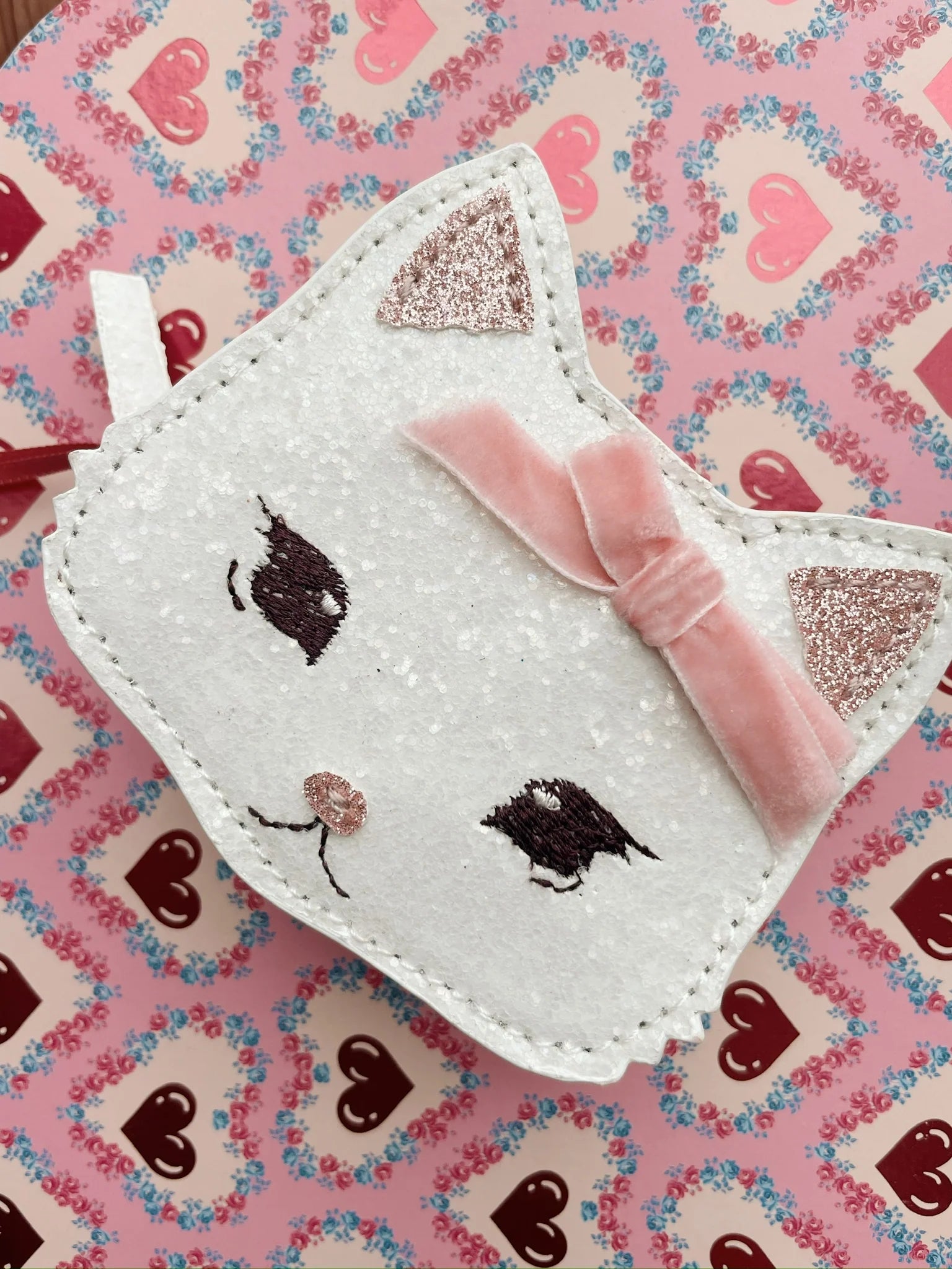 Porta moedas KITTY GLITTER - Konges Slojd