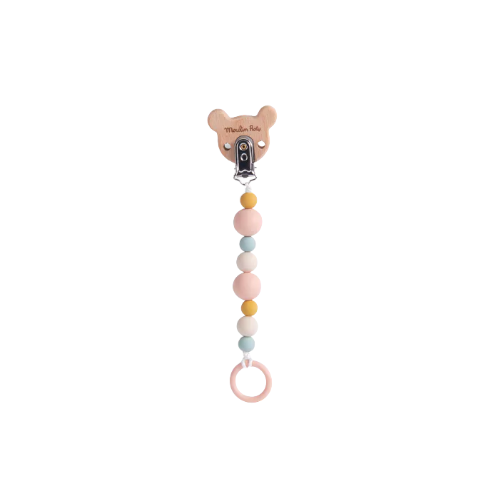 Prende chucha de silicone - Moulin Roty