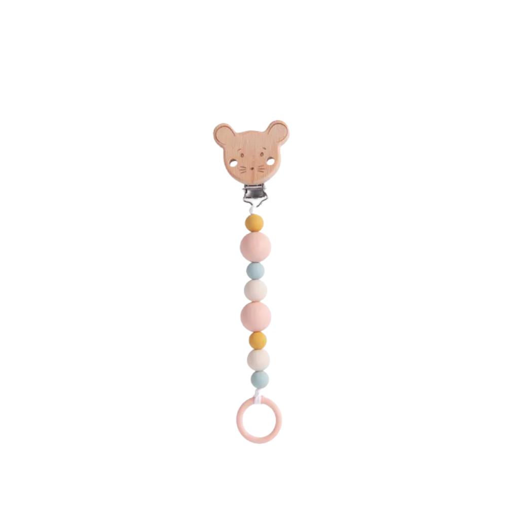 Prende chucha de silicone - Moulin Roty