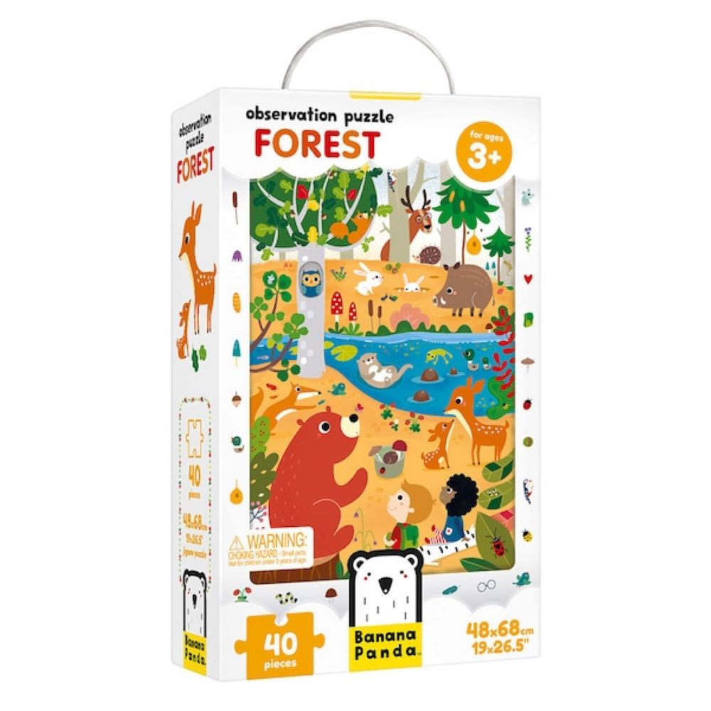 Puzzle de observação FOREST - Banana Panda