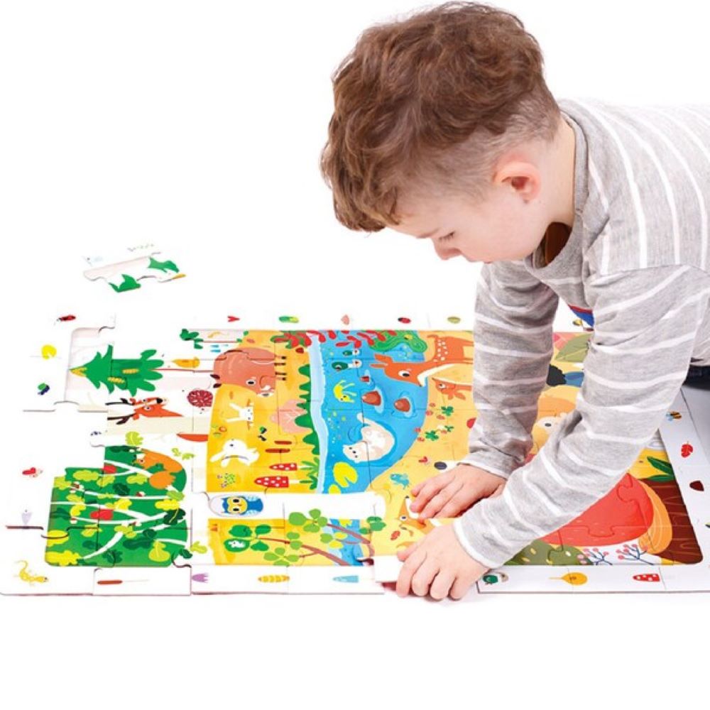 Puzzle de observação FOREST - Banana Panda
