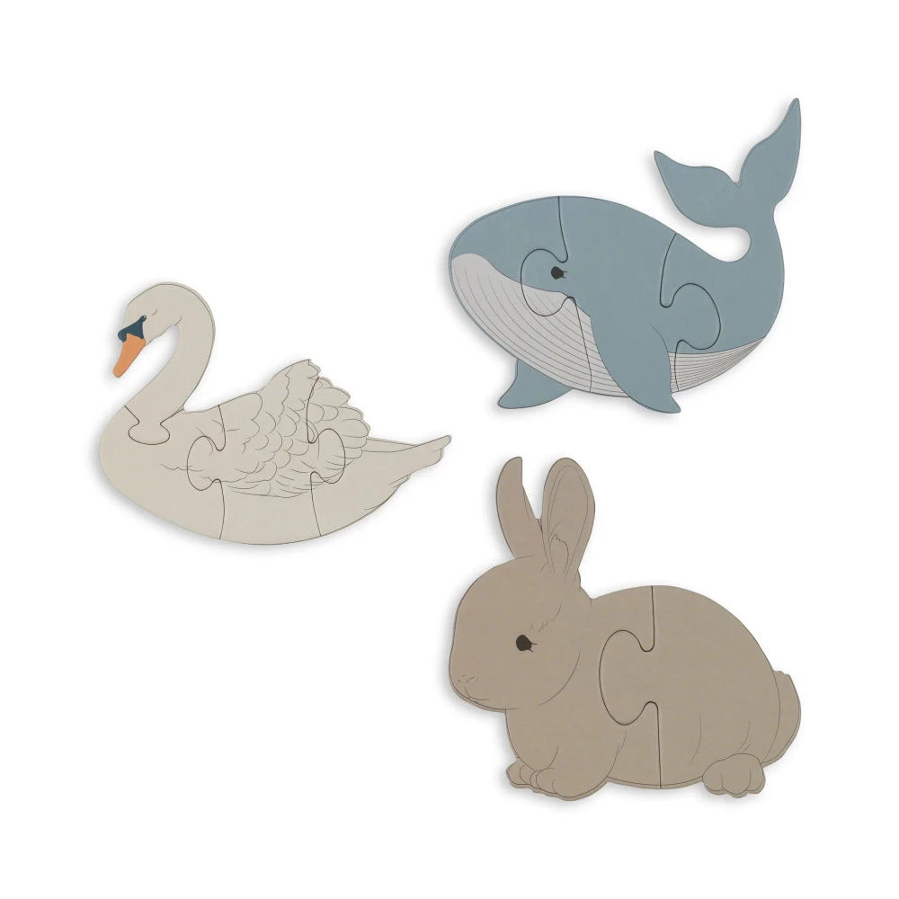 Puzzle evolutivo animais - Konges Slojd