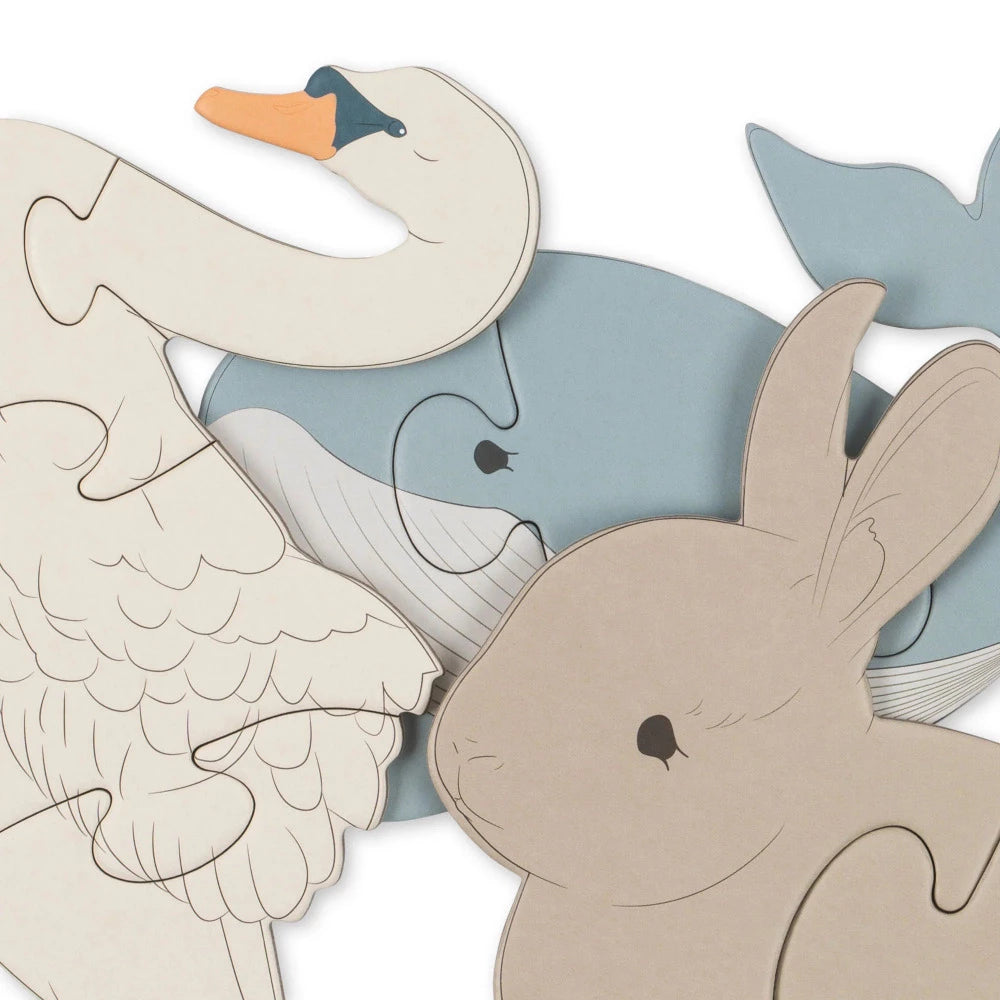 Puzzle evolutivo animais - Konges Slojd