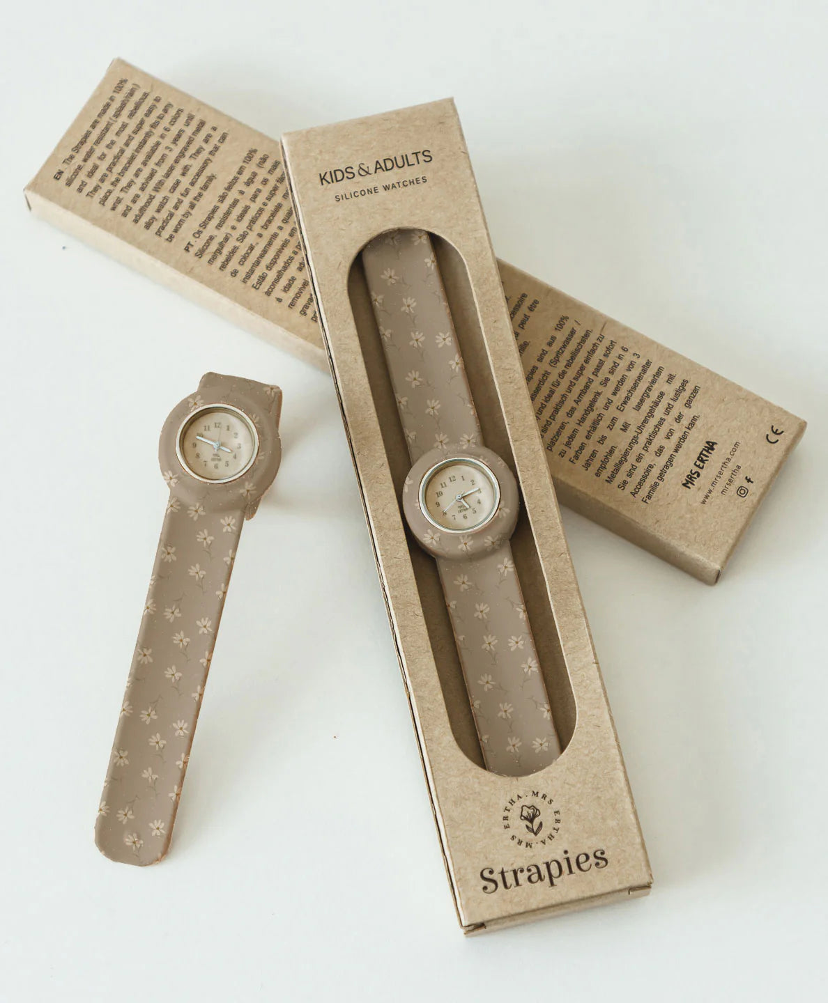 Relógio de silicone "Strapies" para criança e adulto - Mrs Ertha