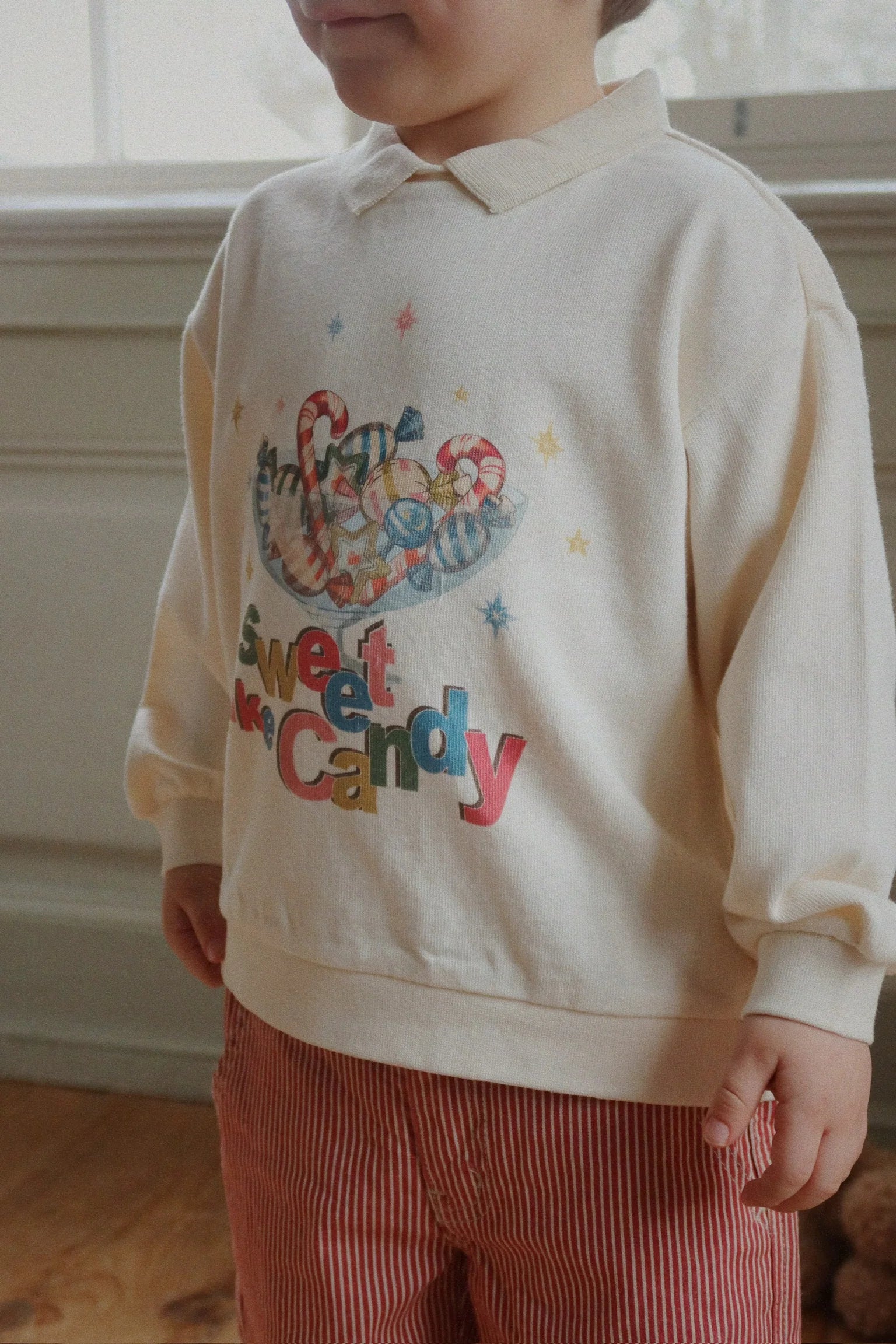 Sweatshirt polo ANTIQUE WHITE - Konges Slojd