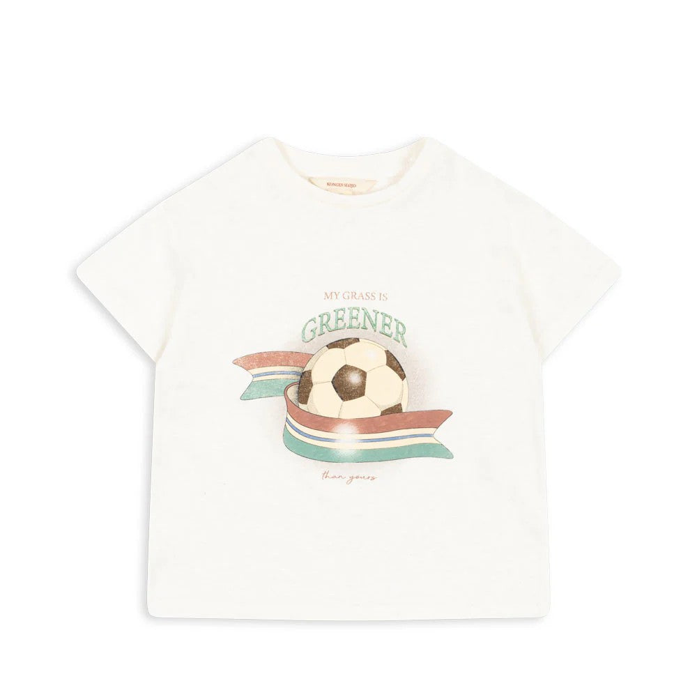 T-shirt de algodão KICK IT - Kongs Slojd