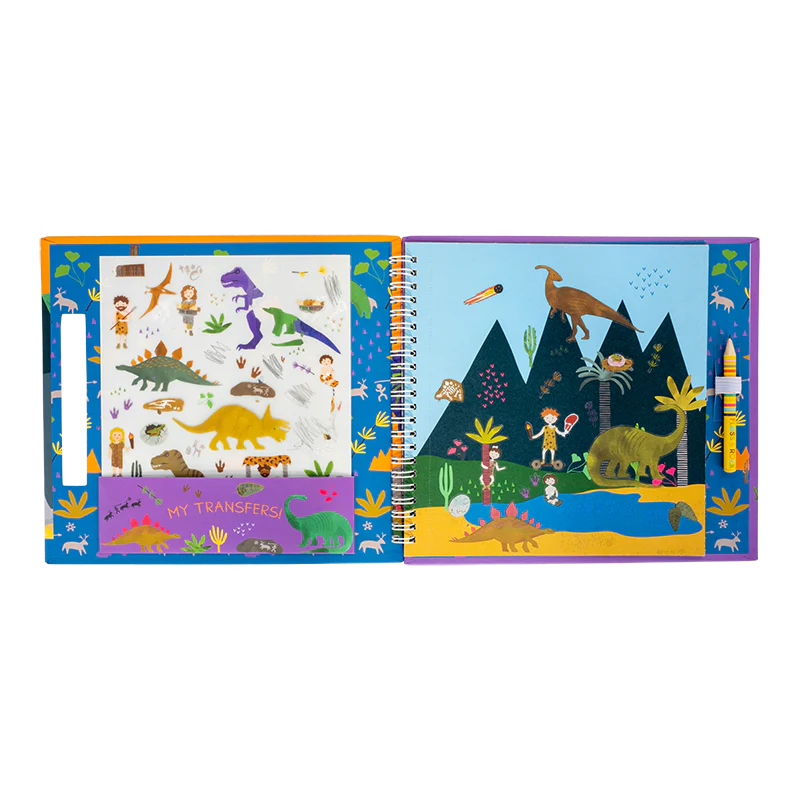 Livro de Transferências – DINOSSAUROS - Floss&Rock