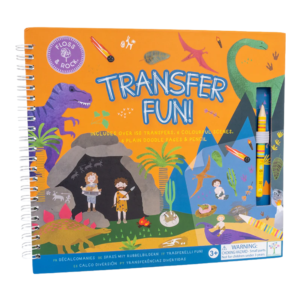 Livro de Transferências – DINOSSAUROS - Floss&Rock