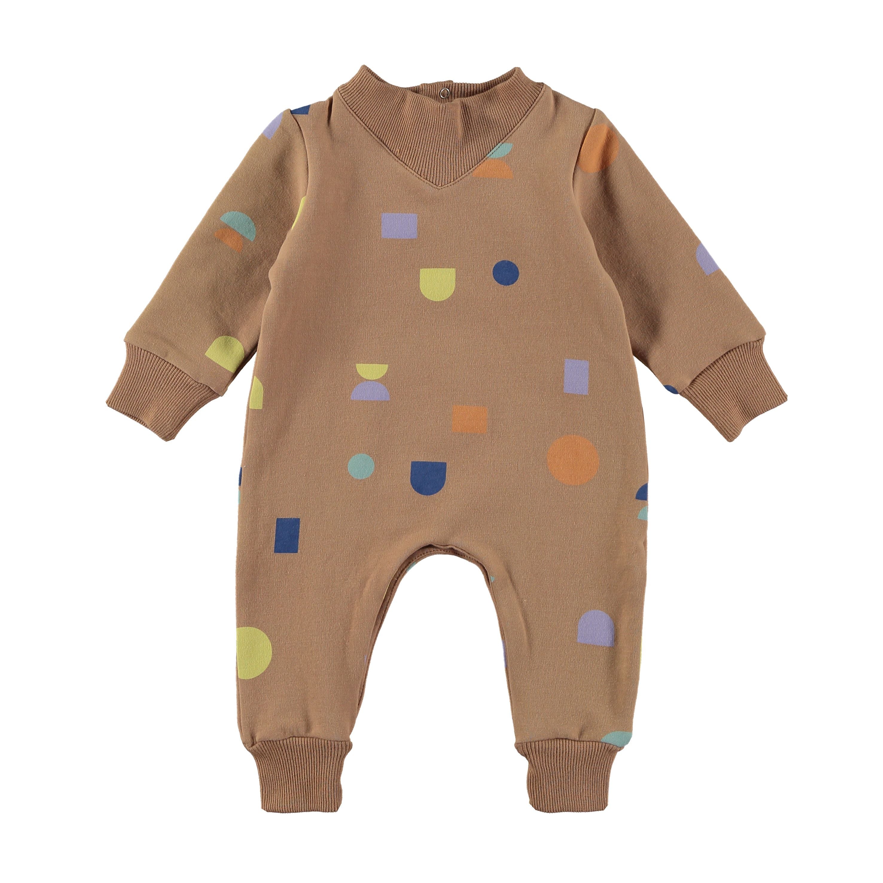 Babygrow sem pé GEO BLOCKS - Babyclic