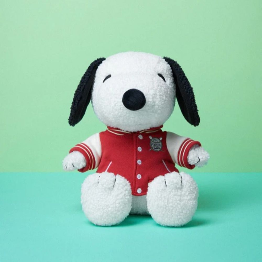 Snoopy Sitting with Varsity Jacket - Bon Ton Toys