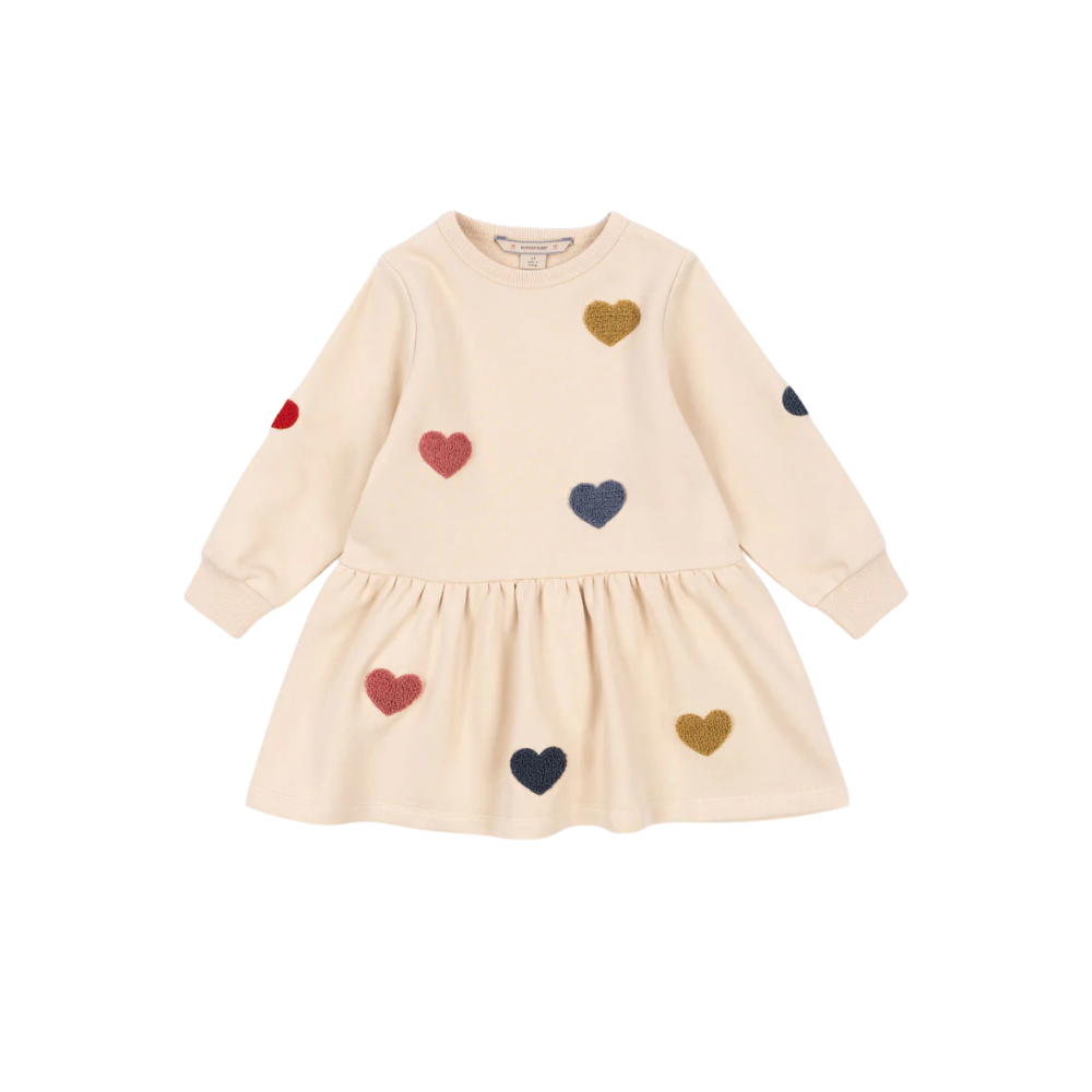 Vestido em felpa LOU TERRY - Konges Slojd
