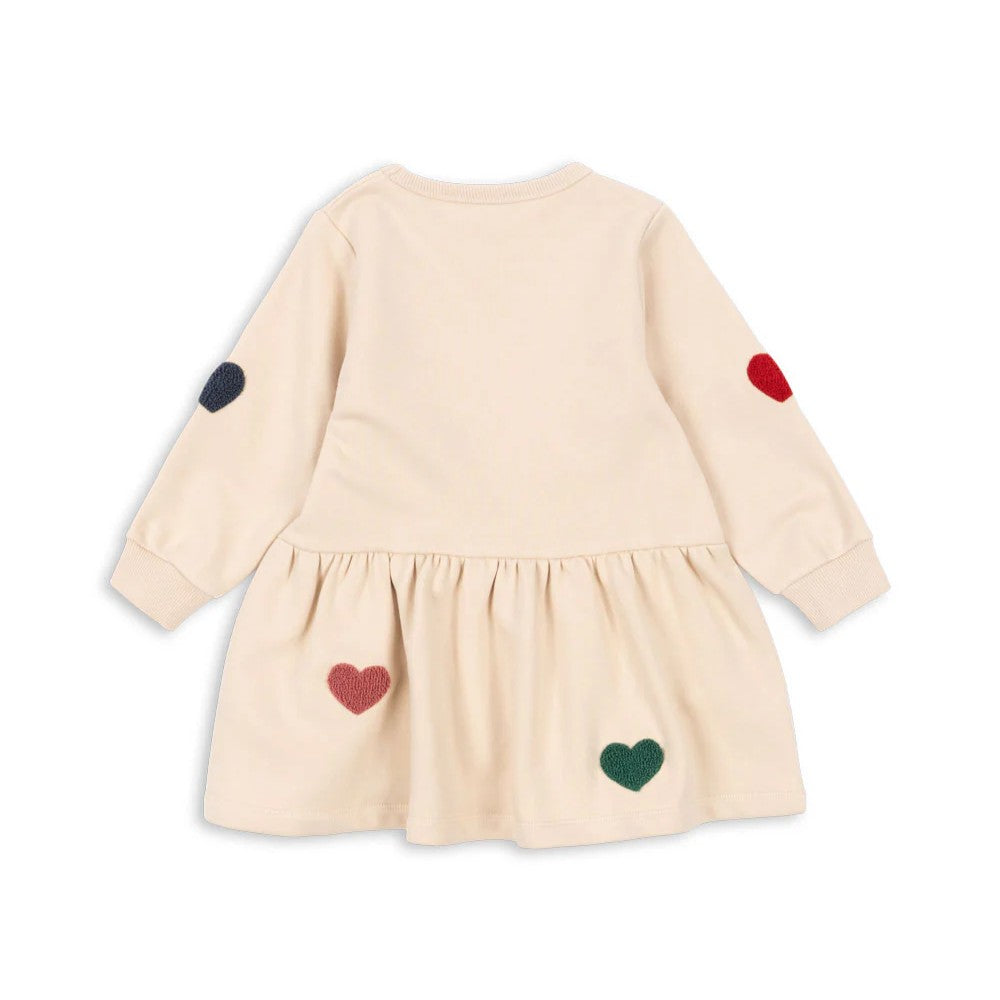 Vestido em felpa LOU TERRY - Konges Slojd
