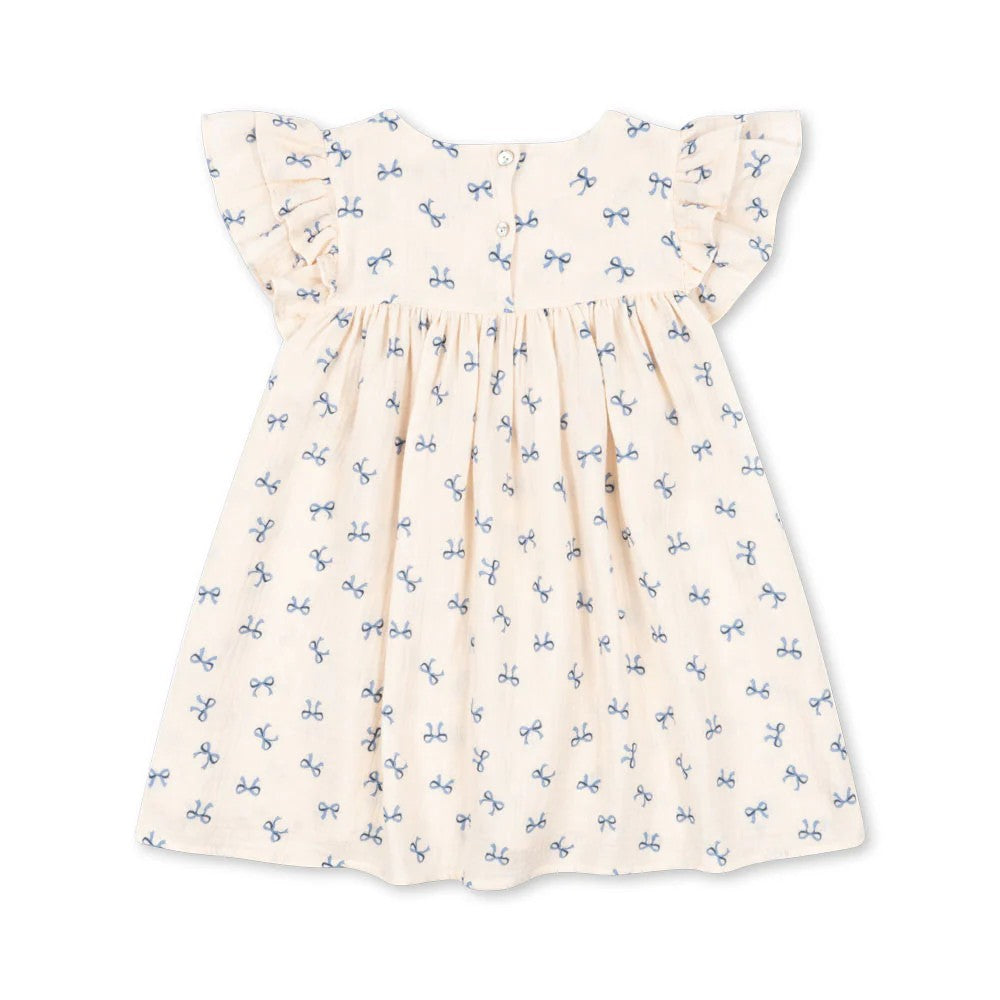 Vestido BOW BLUE - Konges Slojd