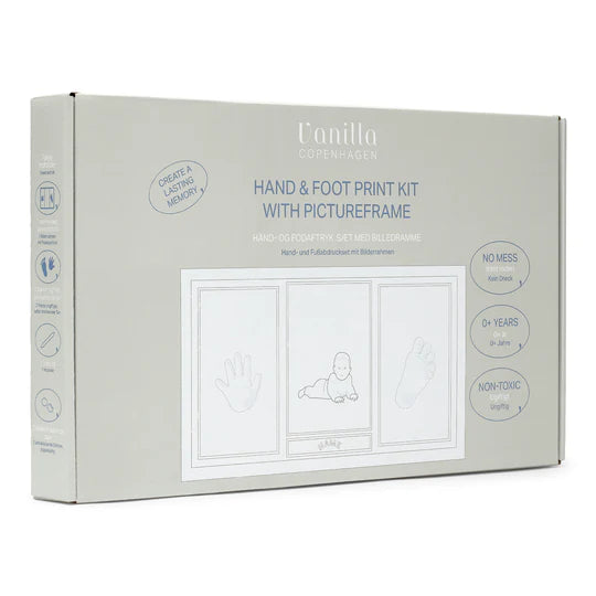Moldura grande print mão e pé - Vanilla Copenhagen - chuvadeamor