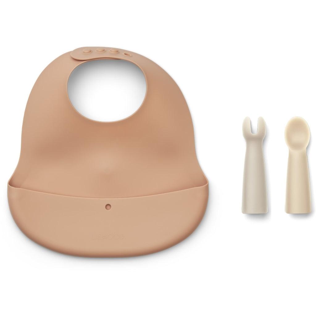 Set babete com talheres - chuvadeamor