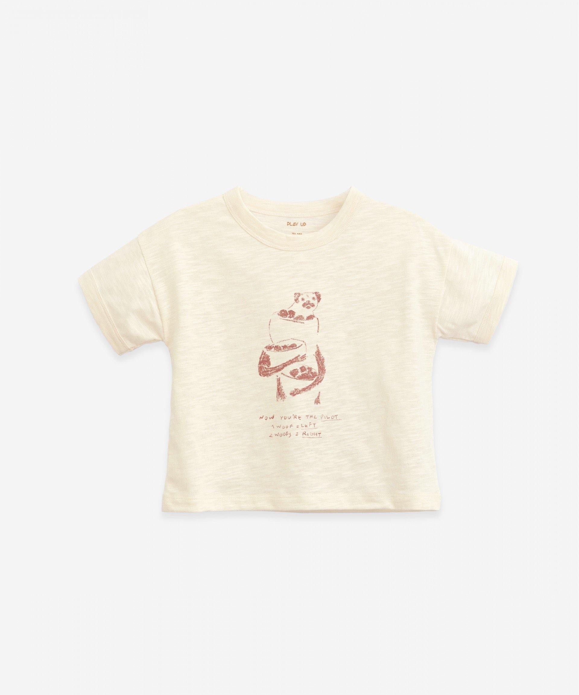 T-shirt com desenho - Play Up - chuvadeamor