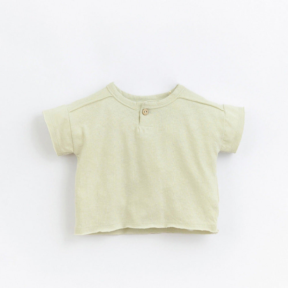 T-shirt com pormenor no ombro - chuvadeamor