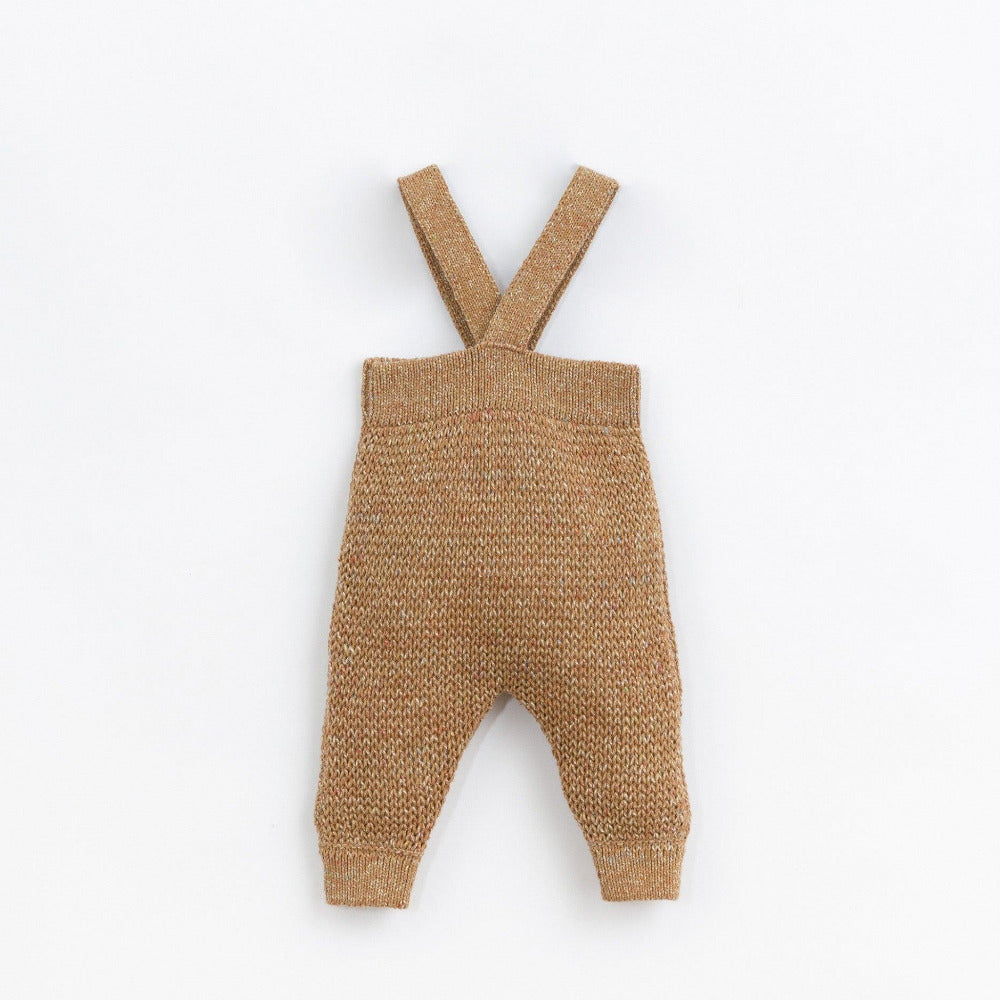 Macacão tricot com alças cruzadas - chuvadeamor