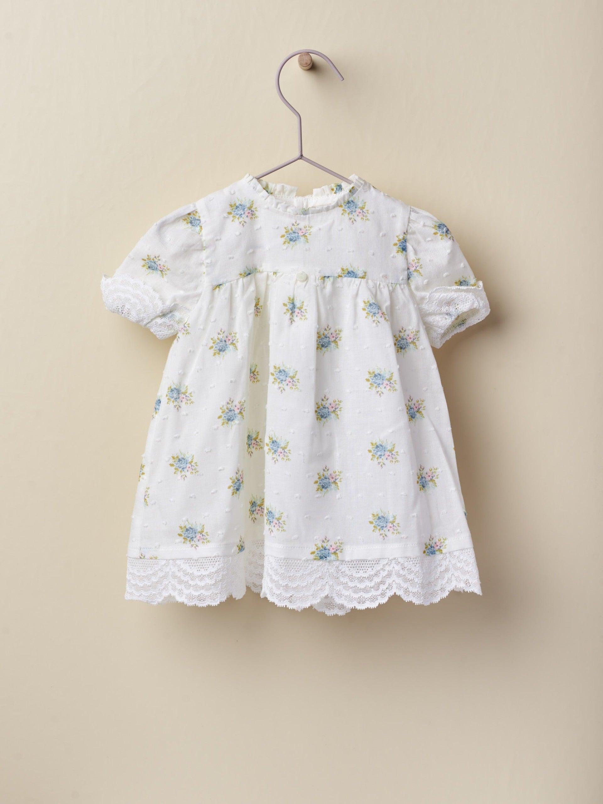 Vestido florido em tecido de algodão | LITTLE LOVE - Wedoble - chuvadeamor