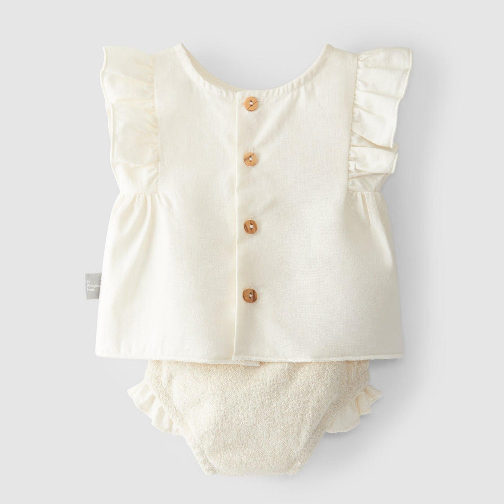 Conjunto blusa e tapa fraldas - Snug - chuvadeamor
