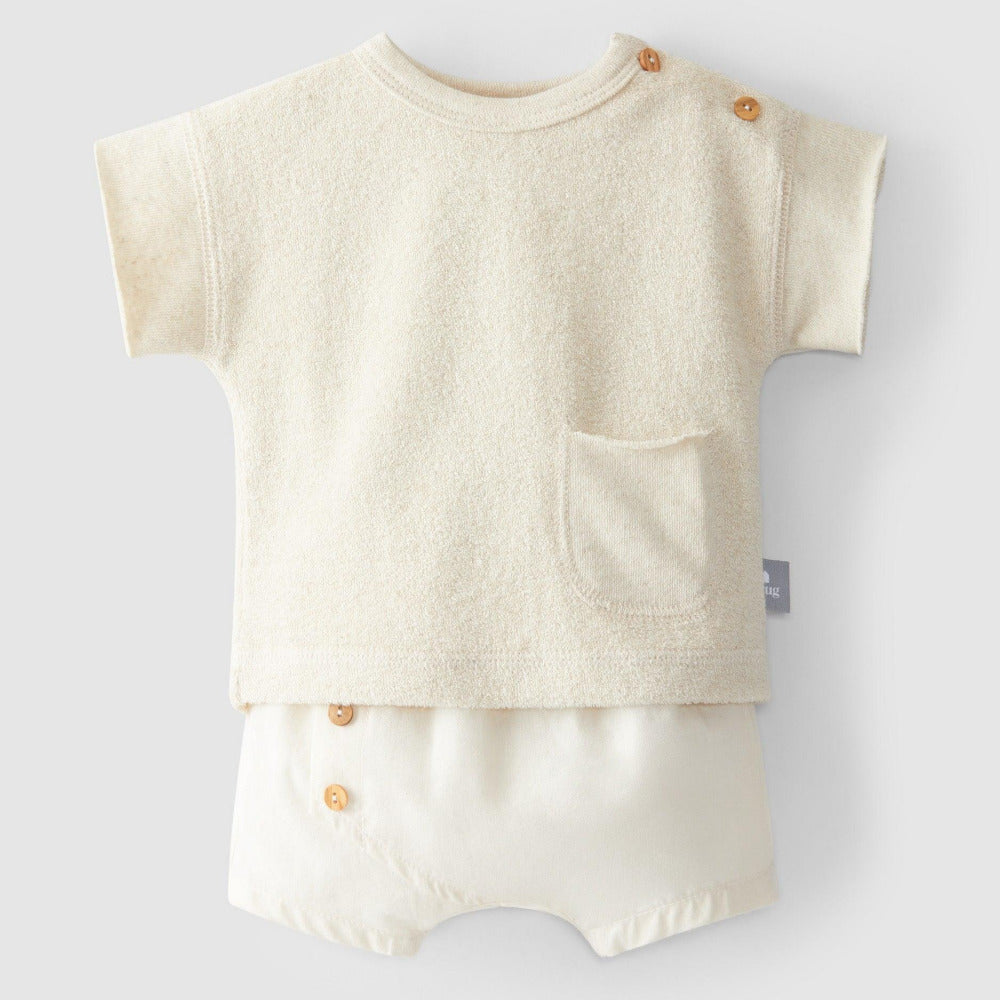 Conjunto t-shirt e calções - Snug - chuvadeamor