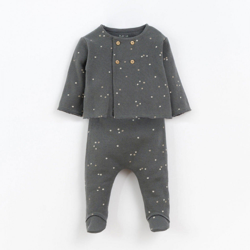 Conjunto com fibras recicladas - Play Up - chuvadeamor