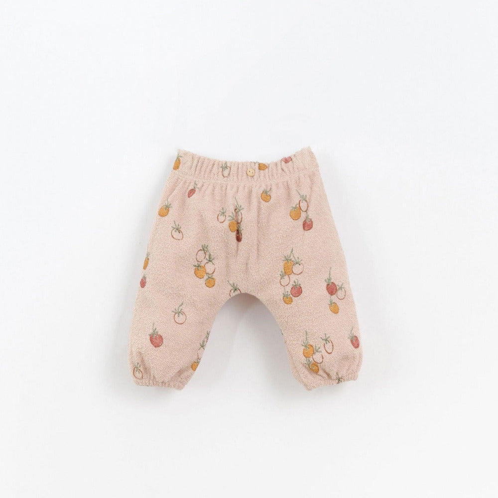 Calça com estampado de tomates - Play Up - chuvadeamor