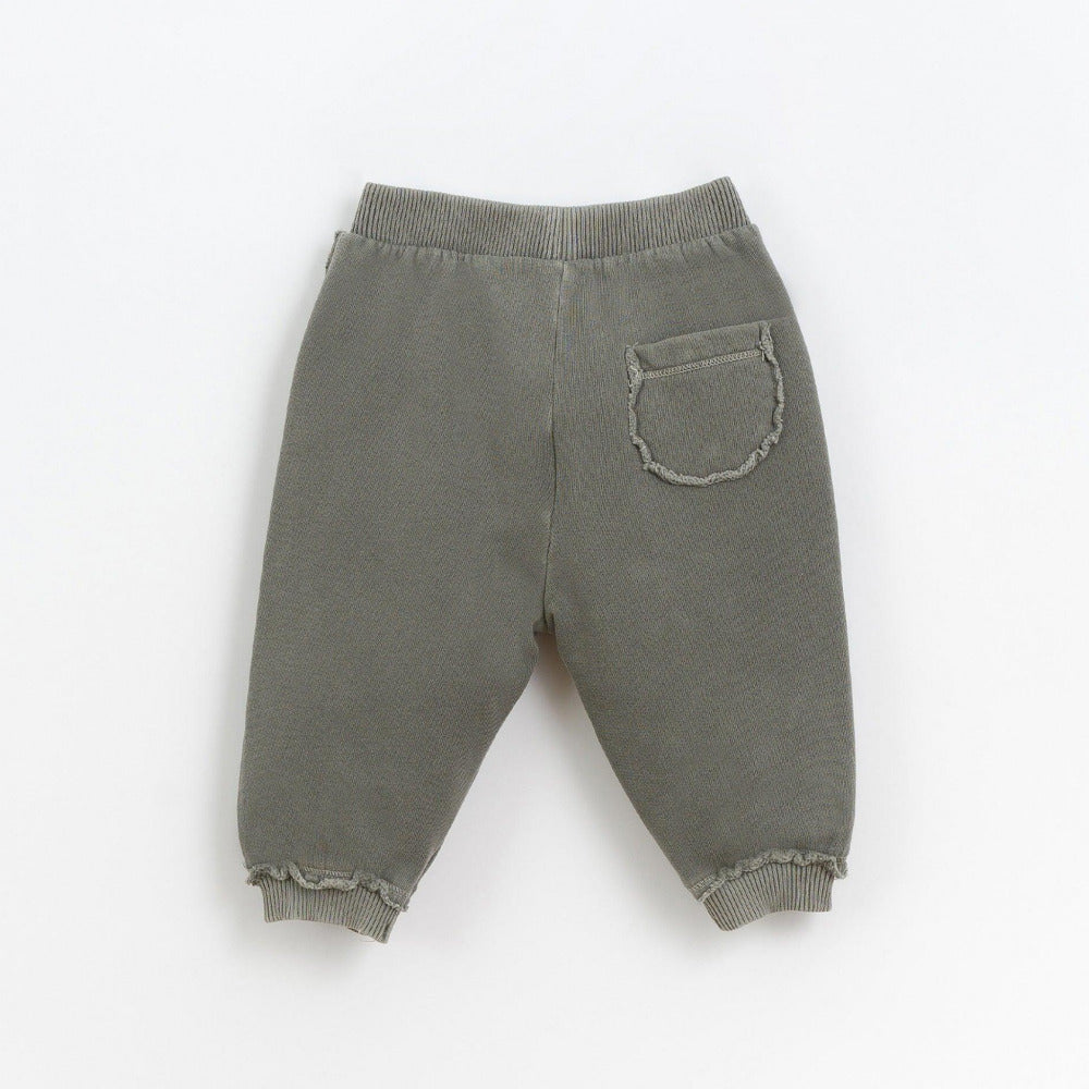 Calça de malha com bolso atrás - Play Up - chuvadeamor