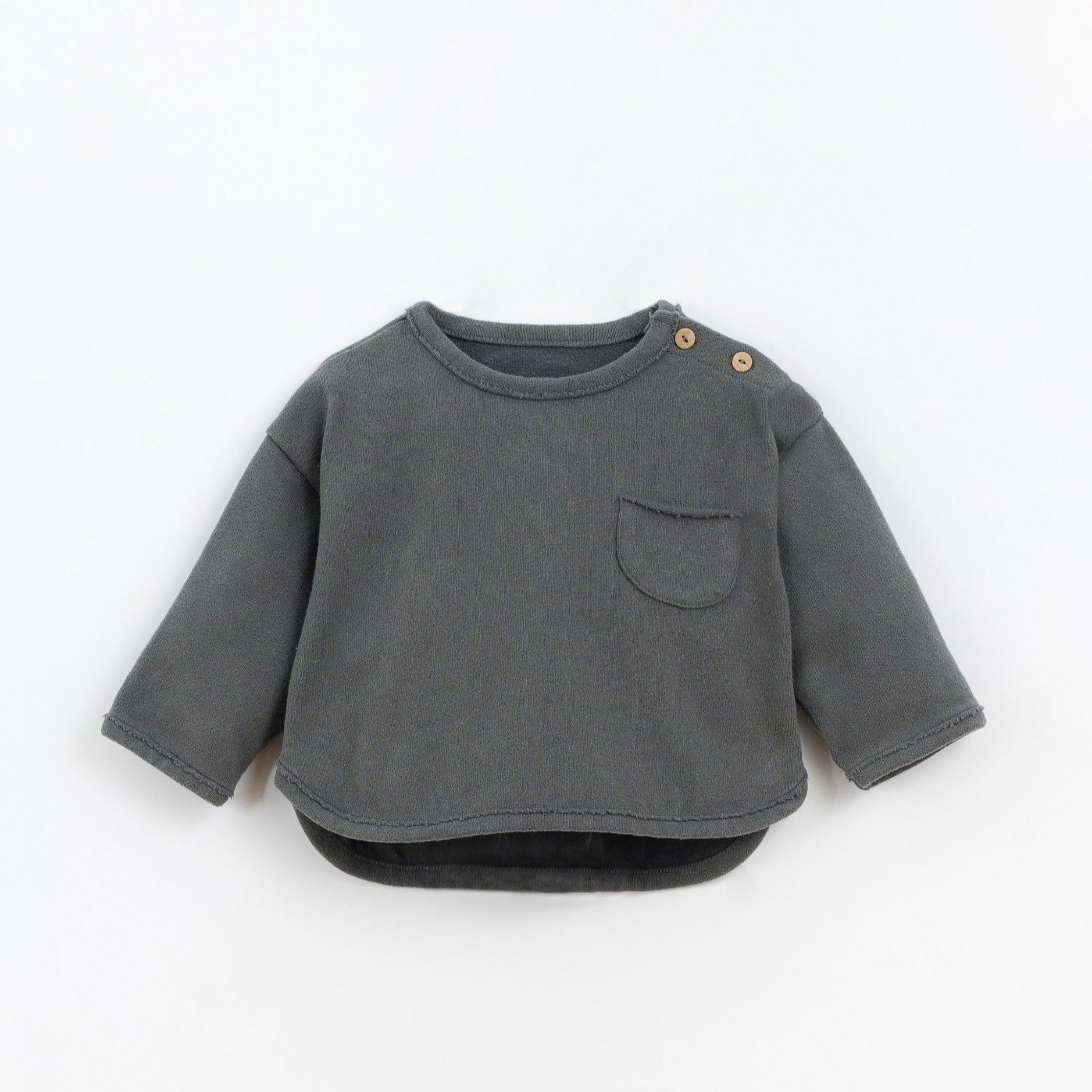 Camisola em algodão com bolso no peito - Play Up - chuvadeamor