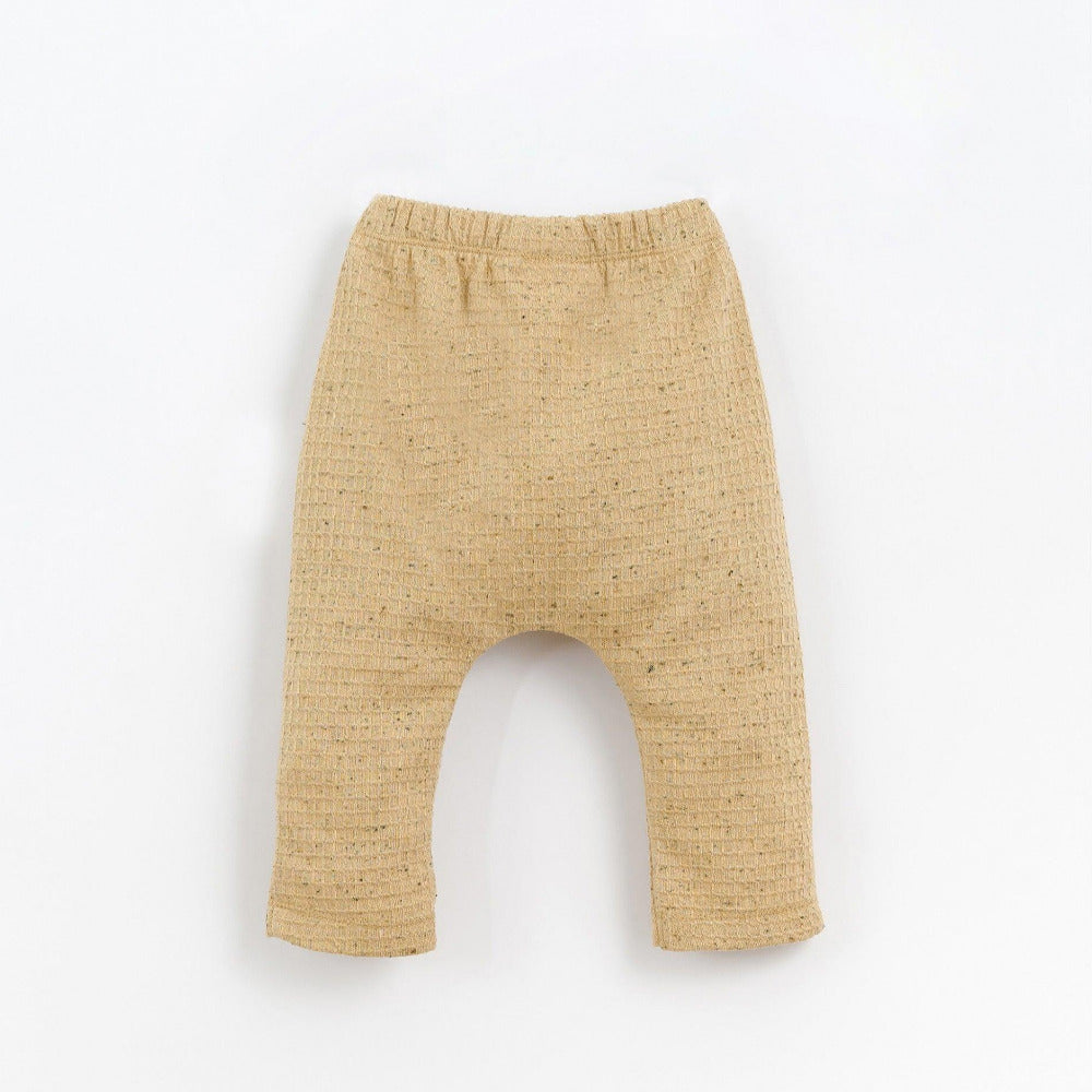 Calça em mistura de poliéster reciclado e algodão - Play Up - chuvadeamor
