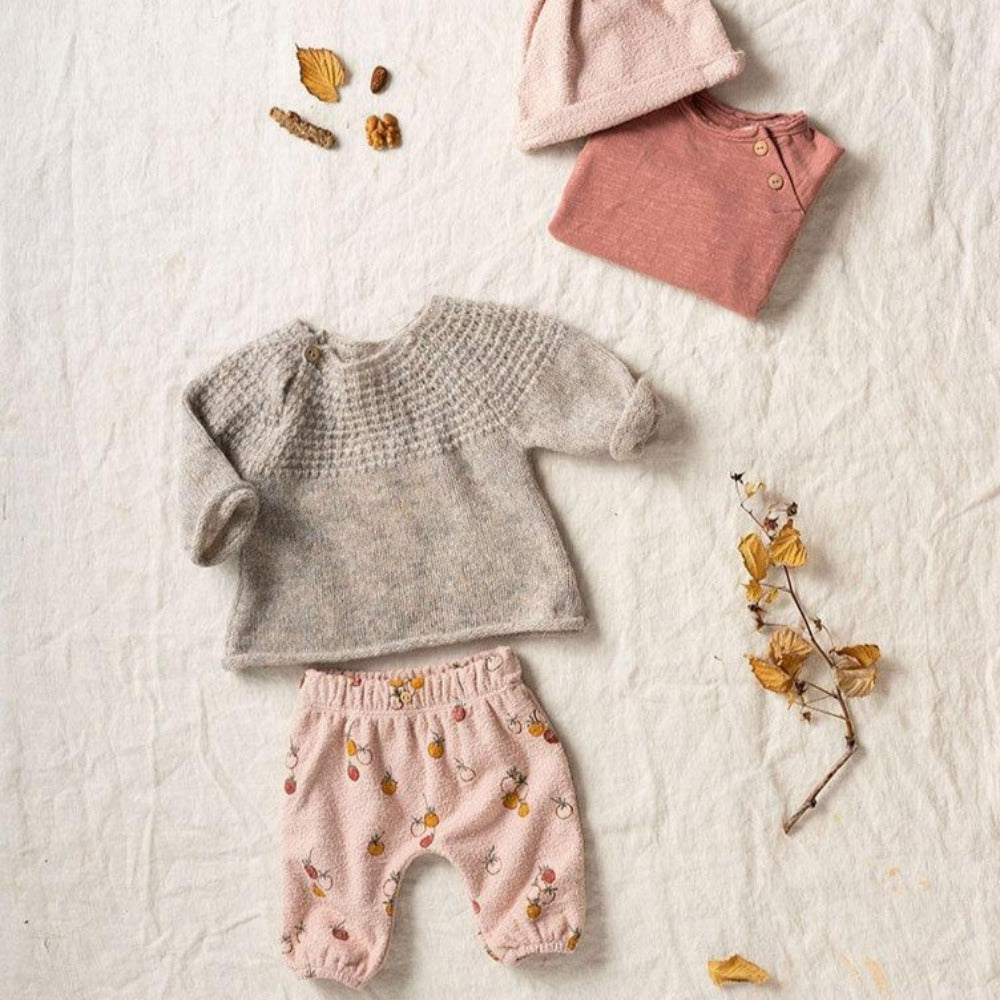 Calça com estampado de tomates - Play Up - chuvadeamor