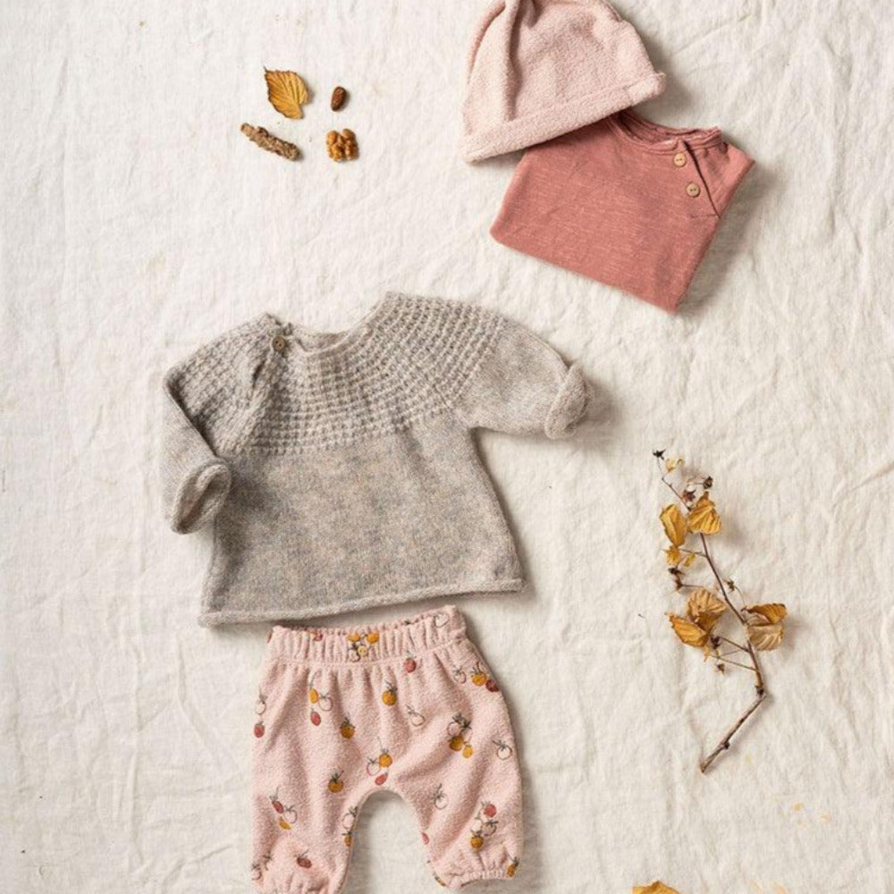 Camisola tricot com botão de coco - Play Up - chuvadeamor