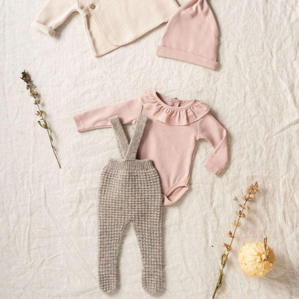Calça tricot com alças - Play Up - chuvadeamor