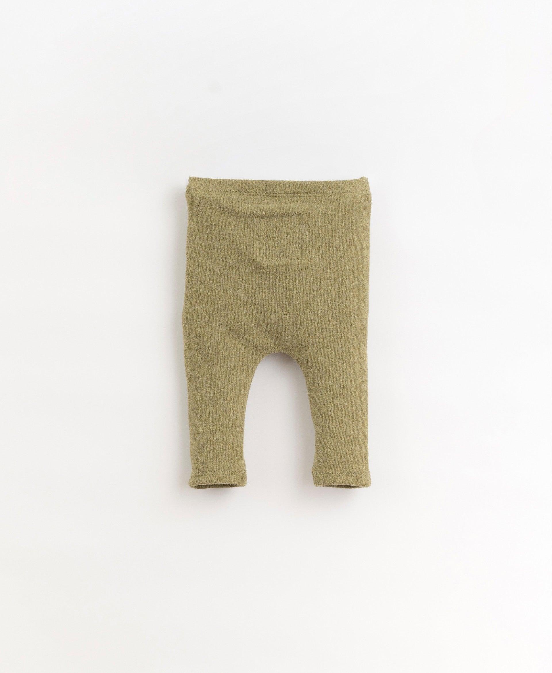 Leggings com botão de coco decorativo - Play Up - chuvadeamor