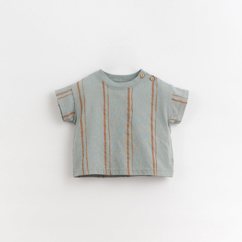 T-shirt com estampado de riscas- Play Up