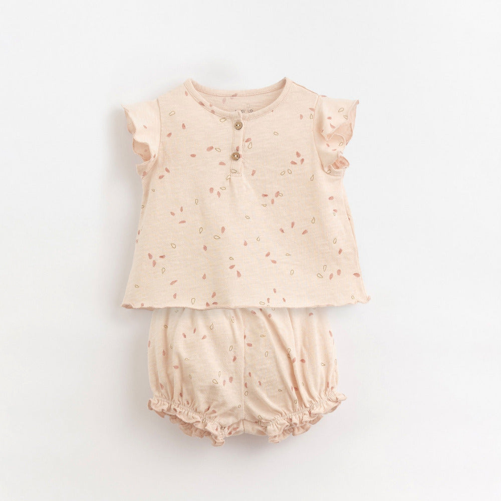 Pijama com estampado de grainhas - Play Up