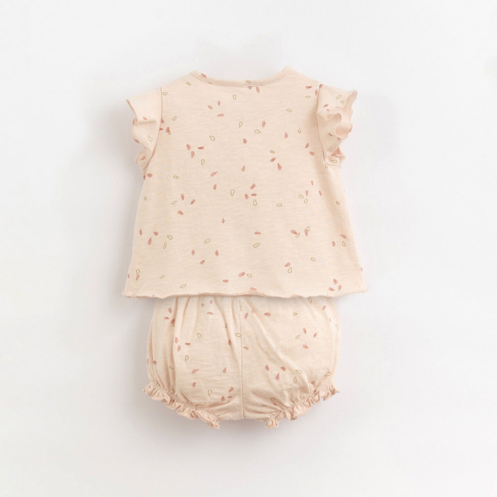 Pijama com estampado de grainhas - Play Up