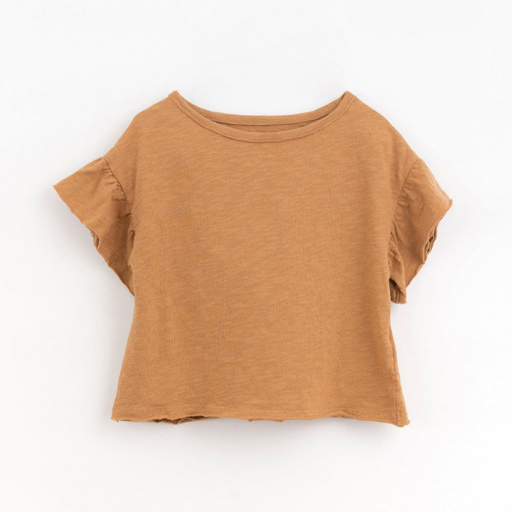 T-shirt de manga curta em algodão orgânico - Play Up - chuvadeamor