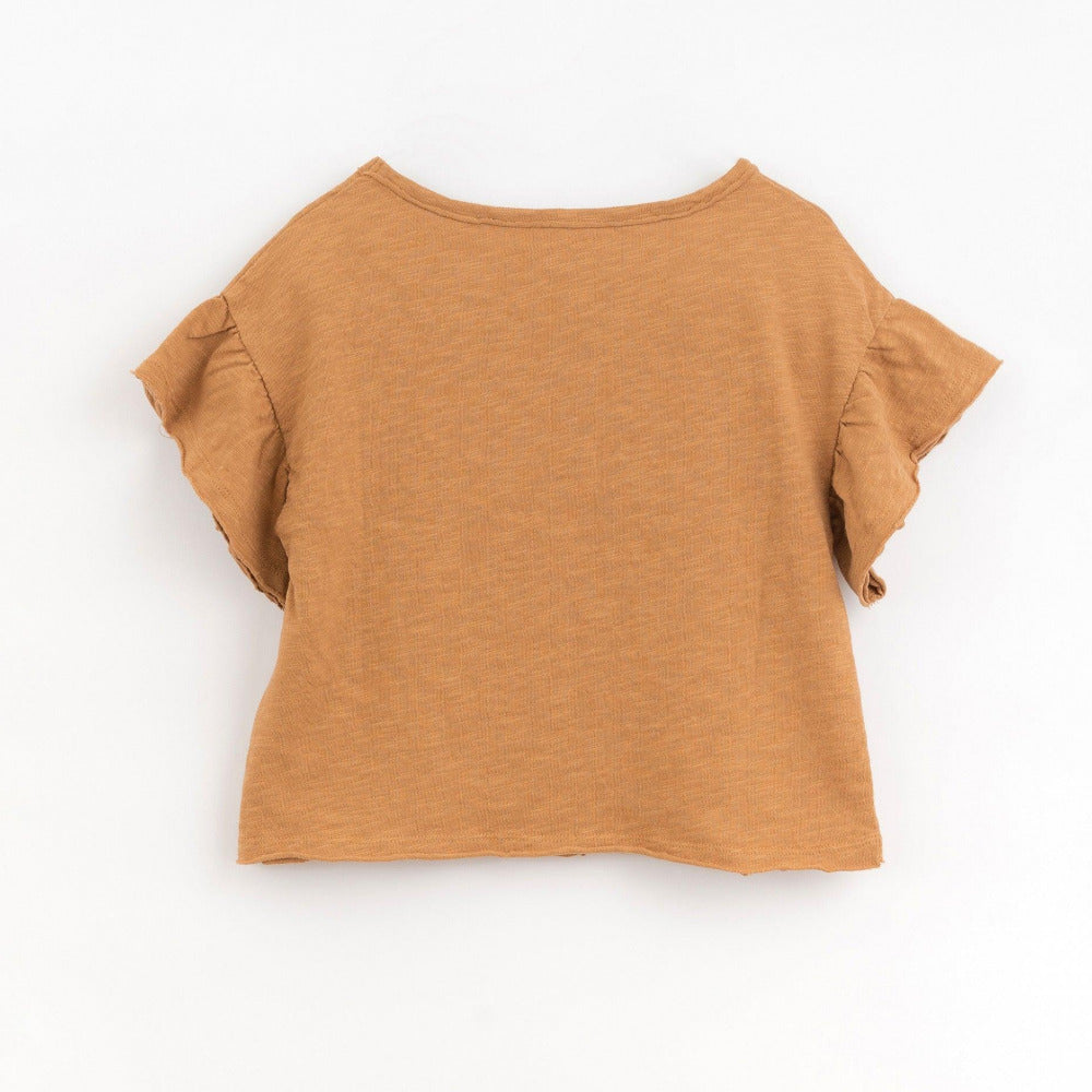 T-shirt de manga curta em algodão orgânico - Play Up - chuvadeamor