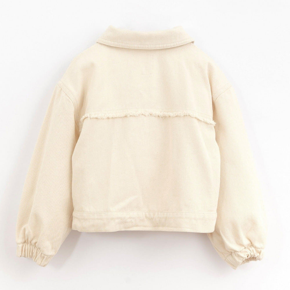 Casaco de sarja com tingimento natural - Play Up - chuvadeamor