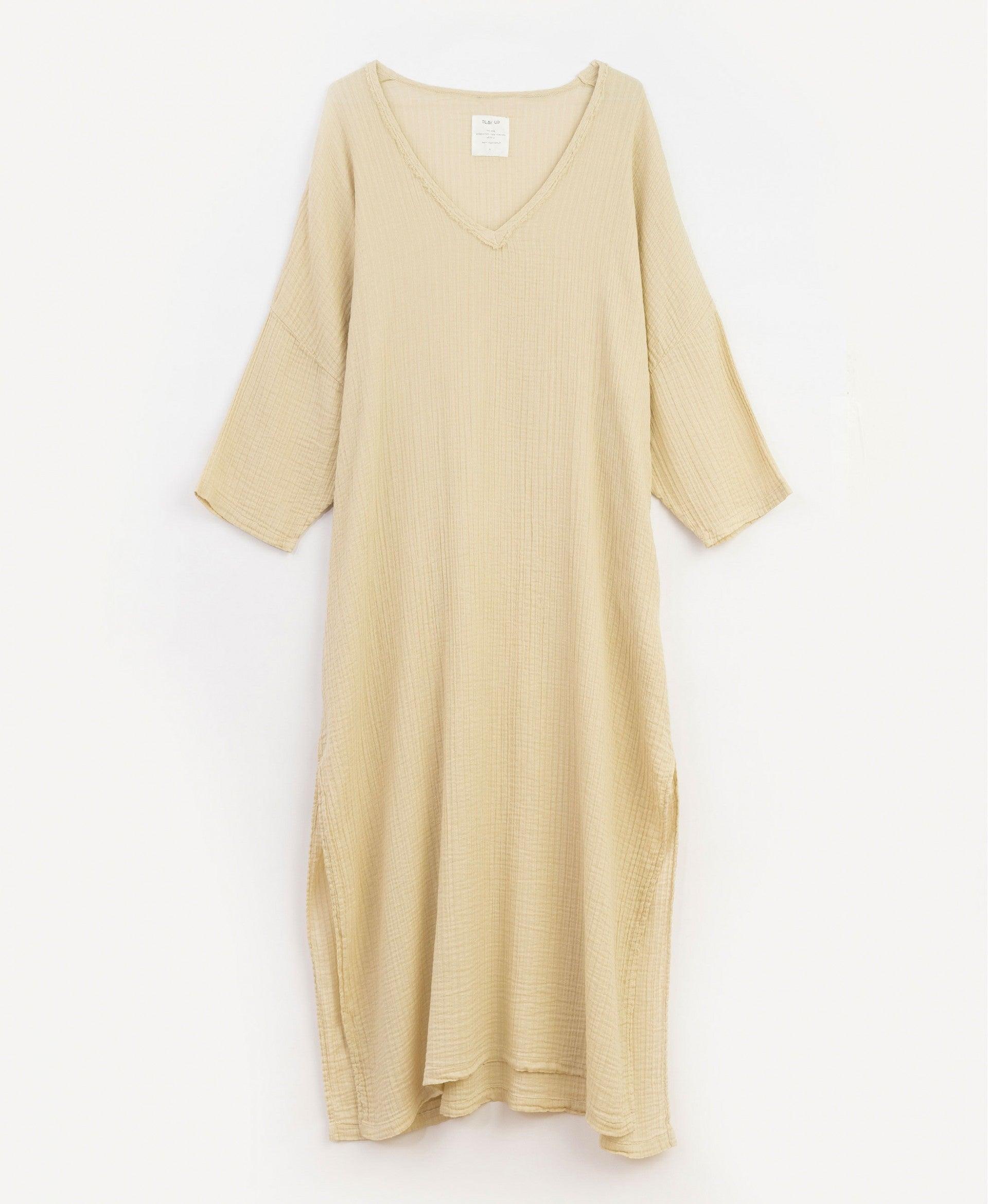 Vestido de tecido em algodão - Play Up - chuvadeamor