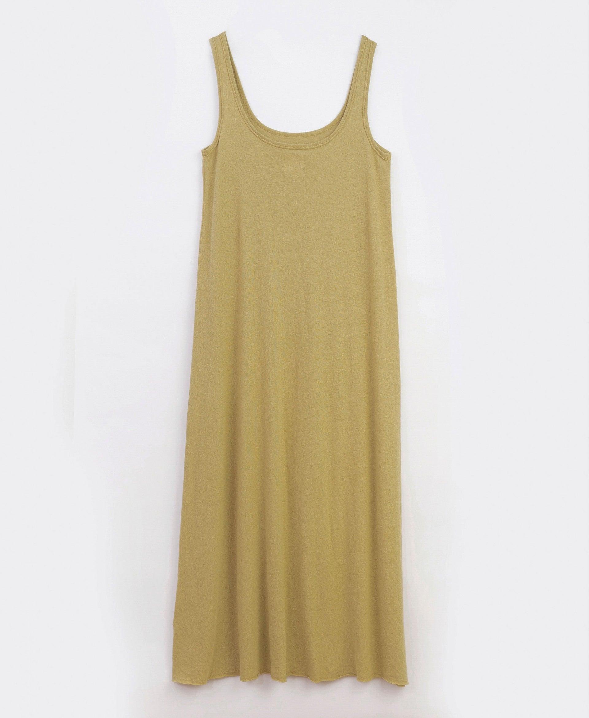 Vestido comprido em fibras naturais - Play Up - chuvadeamor
