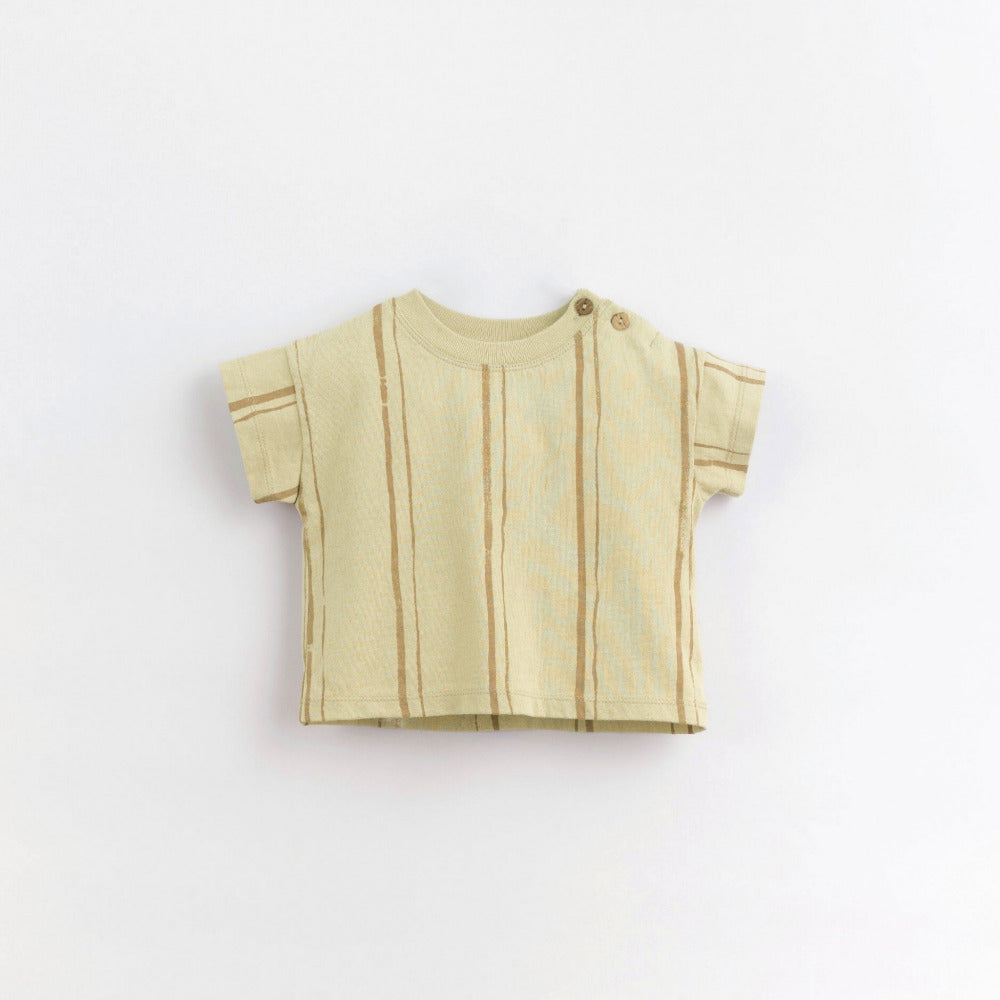 T-shirt com estampado de riscas- Play Up