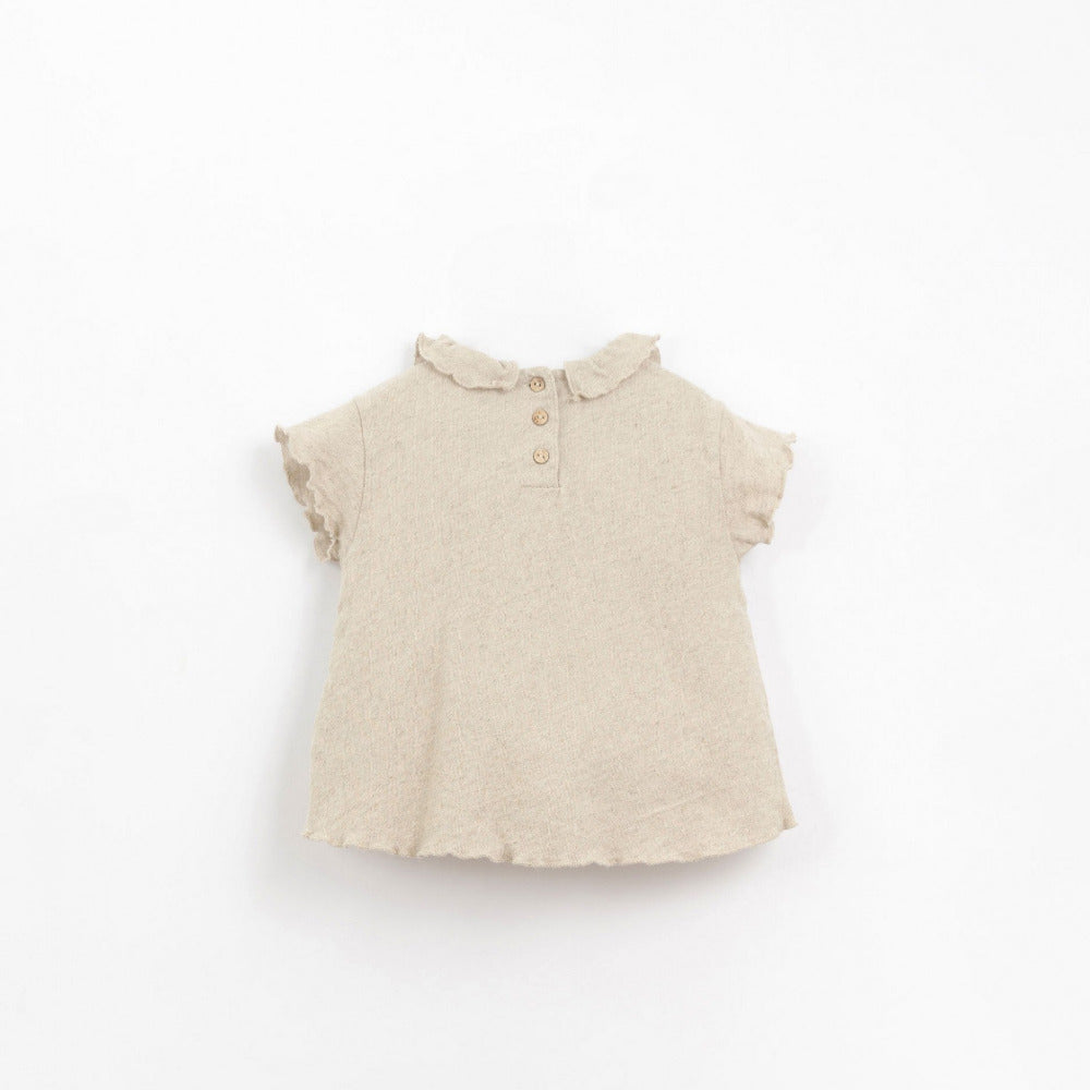 T-shirt com folho na gola - Play Up
