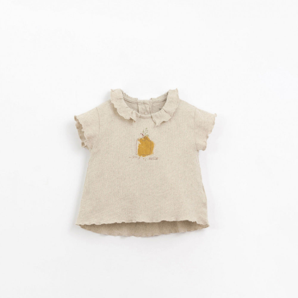T-shirt com folho na gola - Play Up