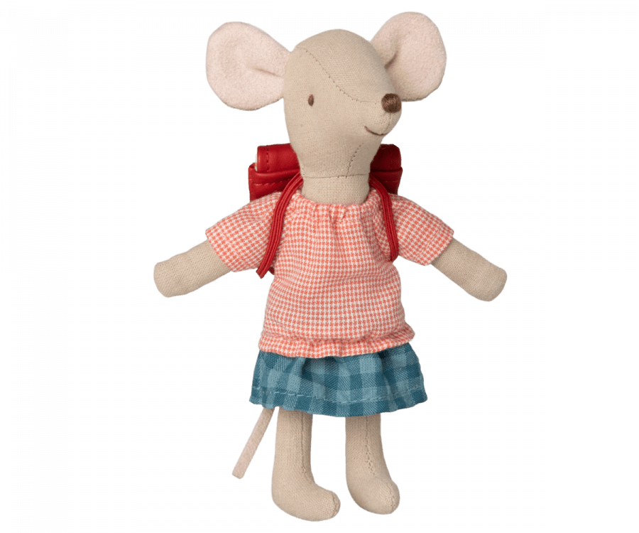 Mini ratinho de pano IRMÃ MAIS VELHA - Maileg - chuvadeamor
