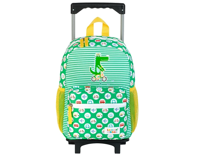 Mini trolley crocodilo - Lemon Ribbon - chuvadeamor