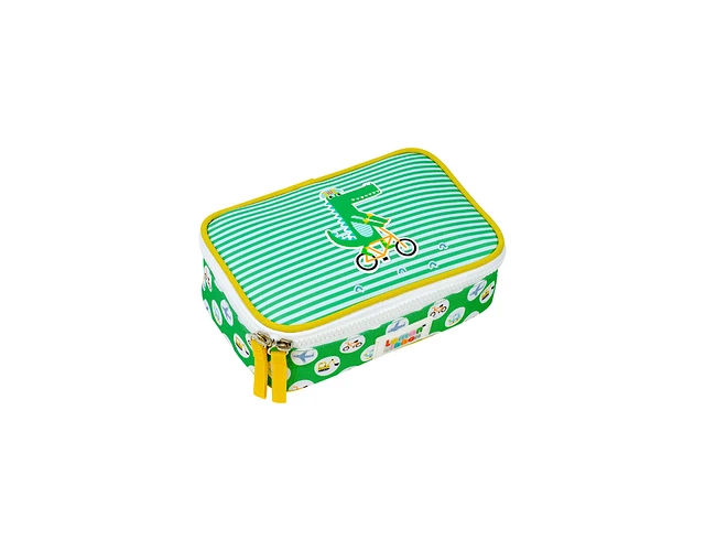Bolsa sanduicheira crocodilo - Lemon Ribbon - chuvadeamor