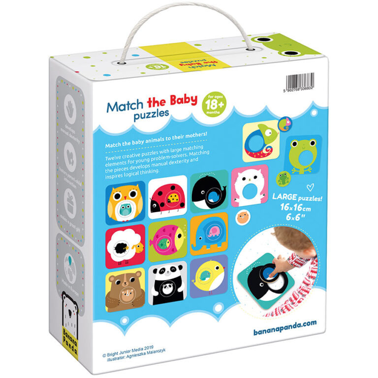 Match the Baby Puzzles - Banana Panda