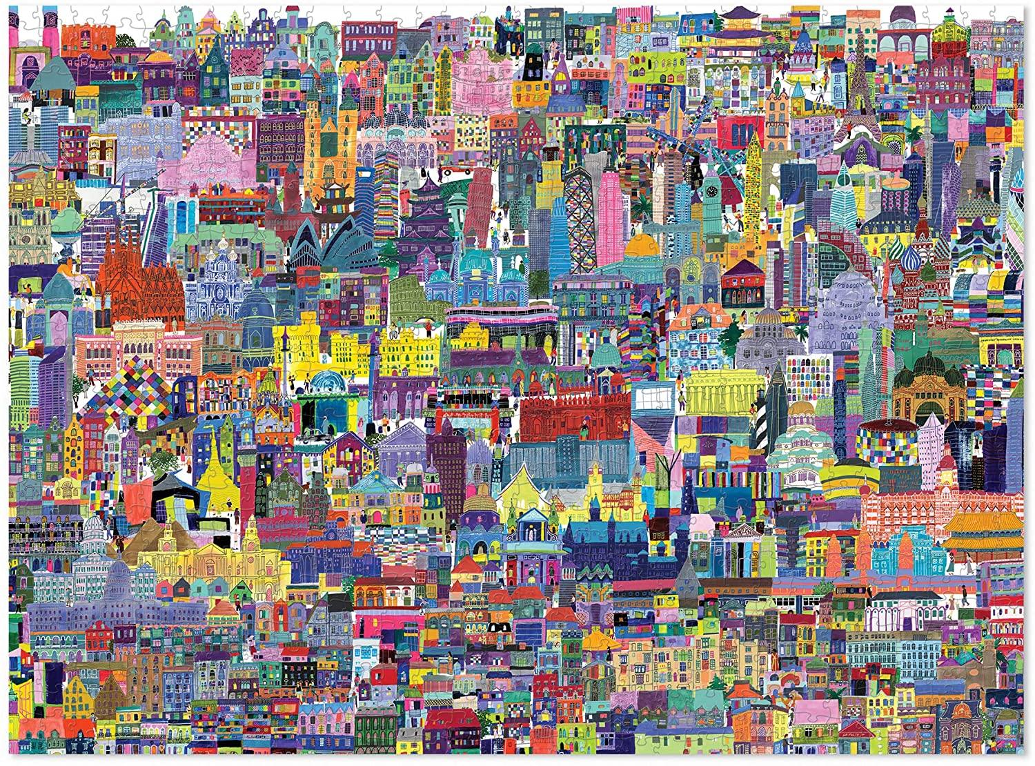 Puzzle Edifícios do Mundo - chuvadeamor